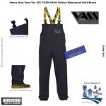 Vass 350 Bib & Brace Blue XL